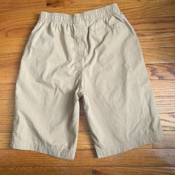 Chino Shorts ❤️ Kid's Beige Cotton Blend -Size L (10-12) (PRE-LOVED) - Picture 2 of 4